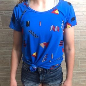 LulaRoe Patterned Tee
